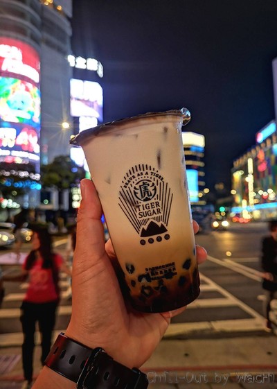 Brown Sugar Boba Milk with Cream Mousse