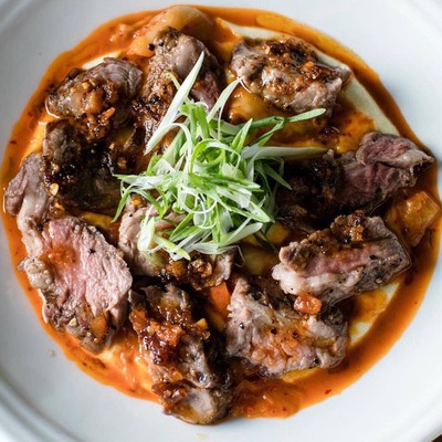 Iberico Pluma Polenta