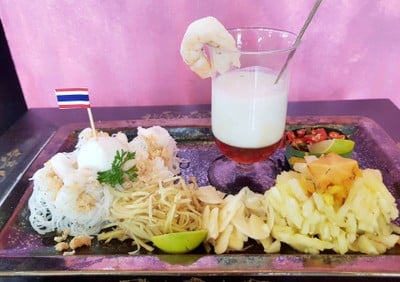 ขนมจีนซาวน้ำทรงเครื่อง