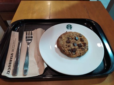 Soft chocolate chip cookie