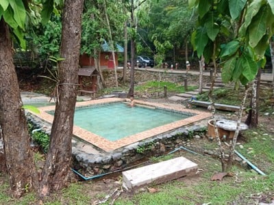 บรรยากาศ บ่อน้ำร้อนเขาตอก