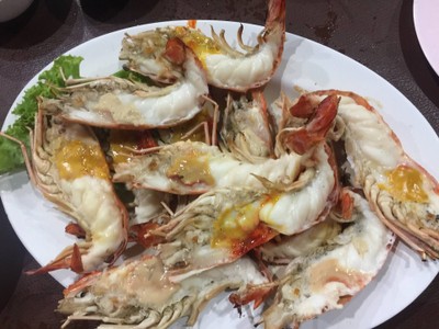 กุ้งแม่น้ำเผา
