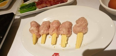 หมูพันข้าวโพดอ่อน##1