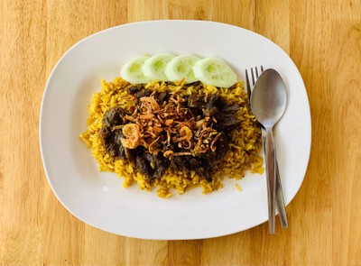 ข้าวหมกเนื้อ