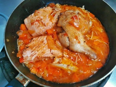 สตูไก่/แซลมอน