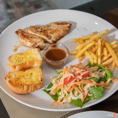 เมนูของร้าน มิวคาเฟ่ แอนด์ สเต๊กเฮ้าส์ - MU Cafe' & Steak House