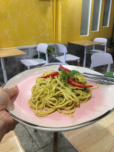 สปาเก็ตตี้เขียวหวาน (Spaghetti Green Curry)
