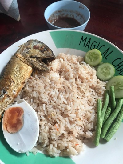ข้าวผัดน้ำพริกปลาทู ข้าวผัดน้ำพริกปลาทู