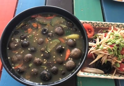 เมนูของร้าน เดือนตำถาด 24 ชั่วโมง