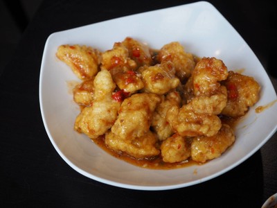 ไก่ทอดซอสส้ม