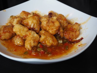 ไก่ทอดซอสส้ม