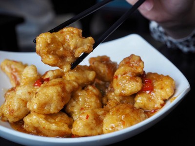 ไก่ทอดซอสส้ม