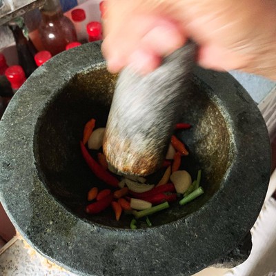 วิธีทำ น้ำพริกกะปิสูตรจี้อู (คุณยาย)