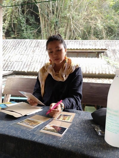 เขียนท่ามกลางเสียงน้ำตก ช่วยได้เยอะ