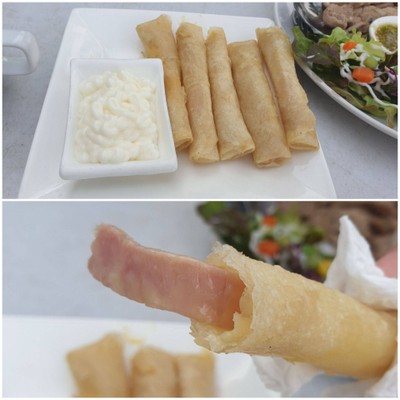 ปอเปี๊ยะแฮมชีส