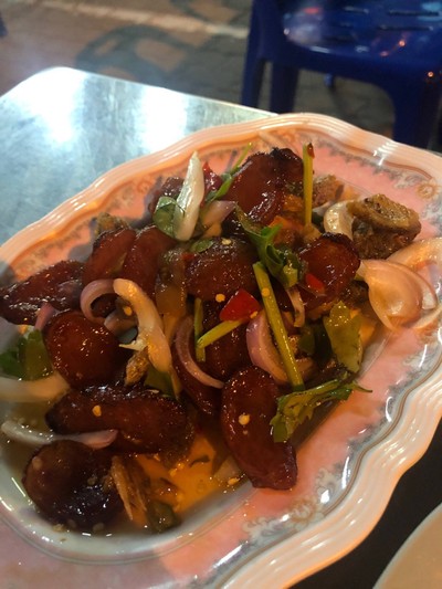 ยำกุนเชียงปลาสลิด