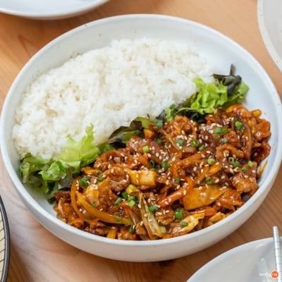 เมนูของร้าน อันยองบางกอก ไก่ทอดเกาหลีและรามยอน หมู่บ้านเศรษฐกิจ