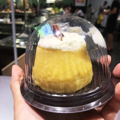 Mini Sea Salt Crater Cheese Cake