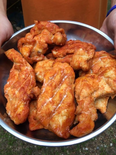 “อกไก่สไปซี่"