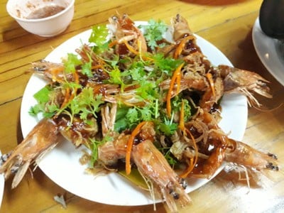 กุ้งซอสมะขาม