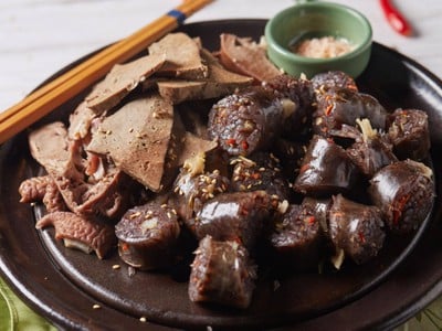 เมนูของร้าน 아라이순대 Arai Soondae อะไรชุนแด