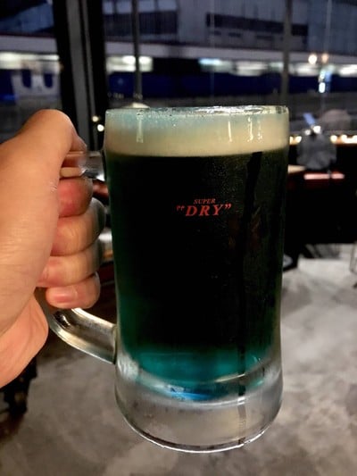 Blue ocean beer