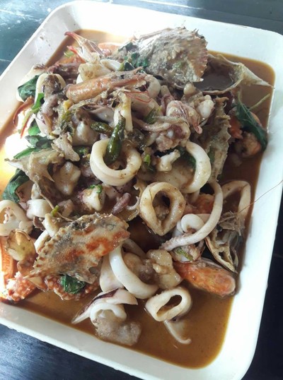 วิธีทำ ผัดกระเพราทะเล