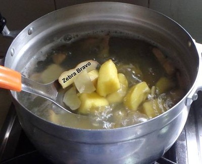 วิธีทำ มันญี่ปุ่นต้มขิง