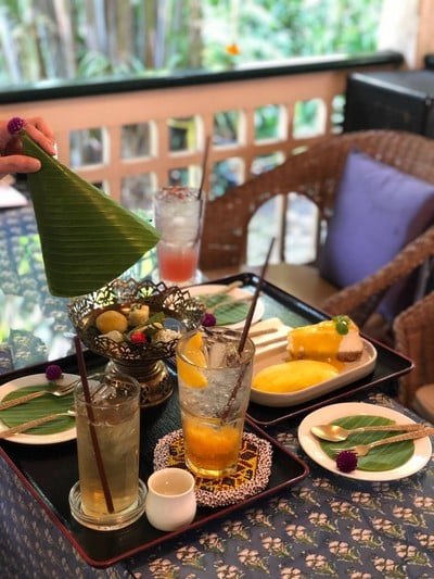 เมนูของร้าน DOK MAI THAI Salon du The (The Museum of Floral Culture)