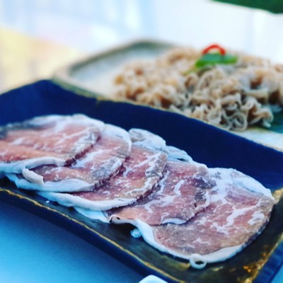 เนื้อวากิว เส้นมาม่า