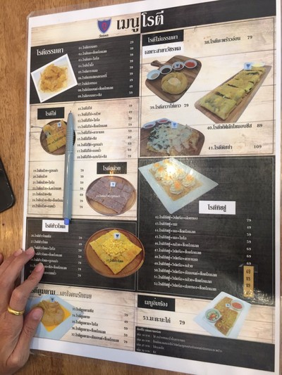 ป้ายราคาหรือสมุดเมนู