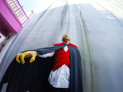 บรรยากาศ ซานโตรินี พาร์ค ชะอำ