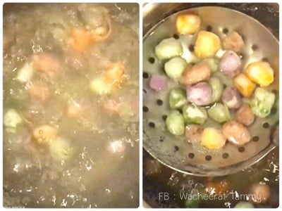 วิธีทำ กล้วยบวชชี อัญมณีกรอบ