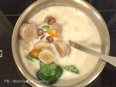 วิธีทำ กล้วยบวชชี อัญมณีกรอบ