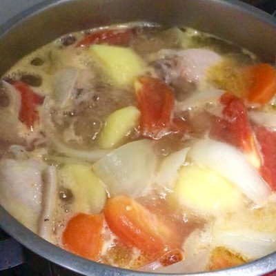 วิธีทำ ซุปปีกไก่มันฝรั่ง