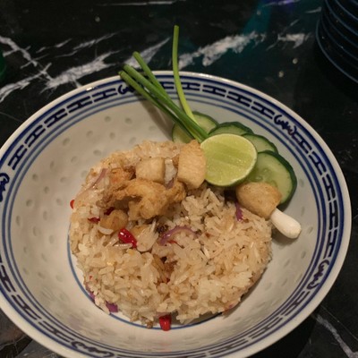 ข้าวผัดกากหมู