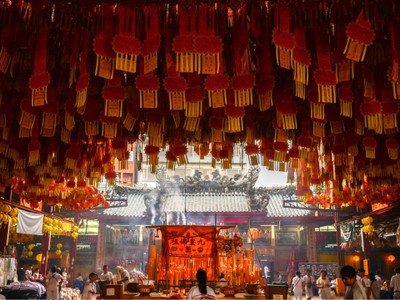 บรรยากาศ ศาลเจ้าโจวซือกง