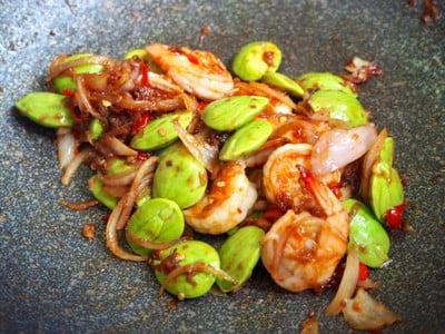 วิธีทำ สะตอผัดกะปิกุ้งสด