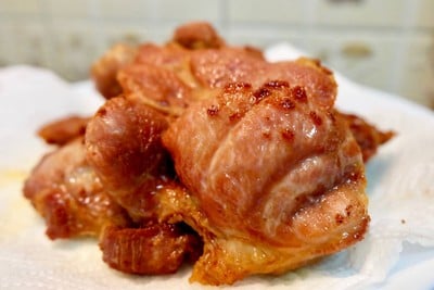 วิธีทำ สันคอทอดน้ำปลา