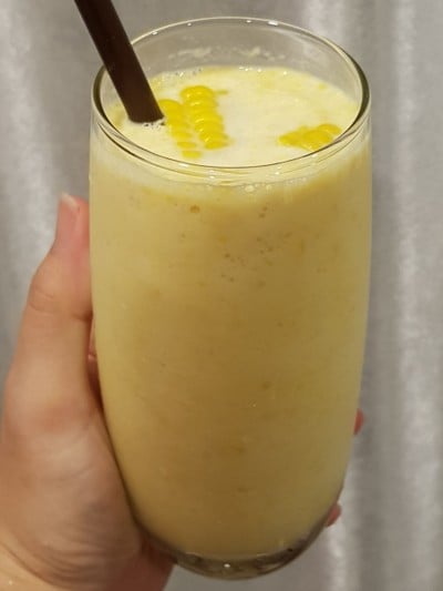 วิธีทำ ข้าวโพดนมสดน้ำผึ้งปั่น 🌽