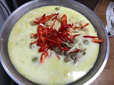 วิธีทำ แกงเขียวหวานสามสหาย วิธีทำ แกงเขียวหวานสามสหาย