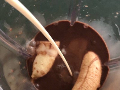 วิธีทำ โกโก้กล้วยปั่น