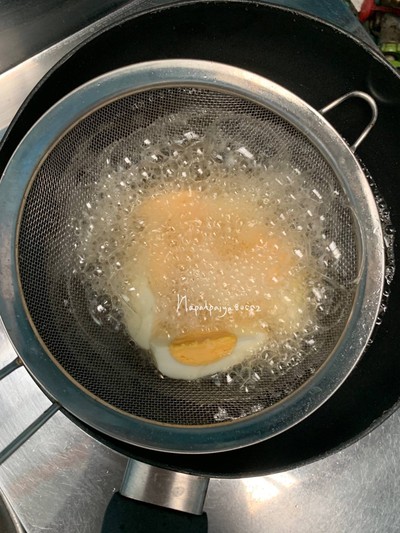 วิธีทำ ไข่ต้มทอดน้ำพริกกะปิ