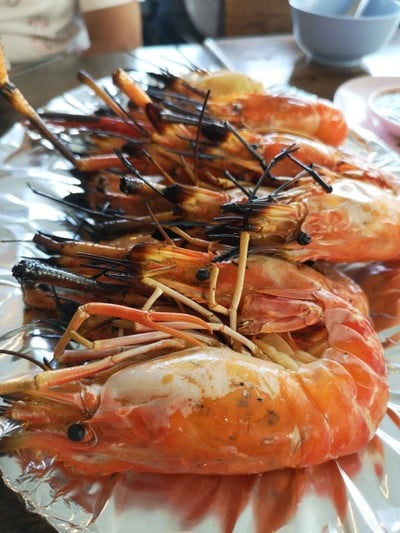 กุ้งแม่น้ำเผา