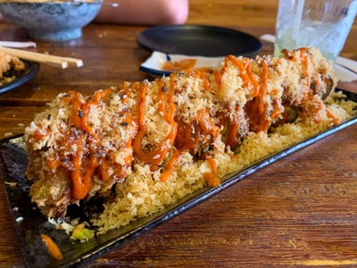 Crunchy spicy salmon