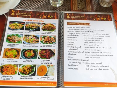 ป้ายราคาหรือสมุดเมนู