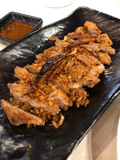 คอหมูทอด