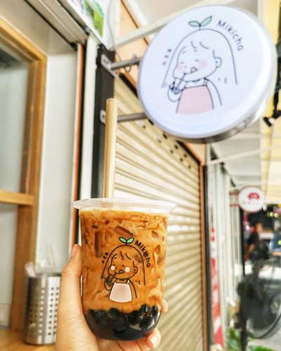 Brown sugar fresh tea With Lava BOBA