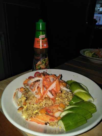 วิธีทำ ข้าวผัดปูอัด