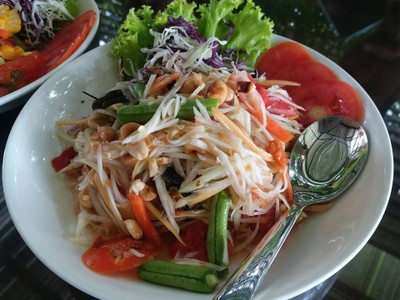 ส้มตำไทยปู
